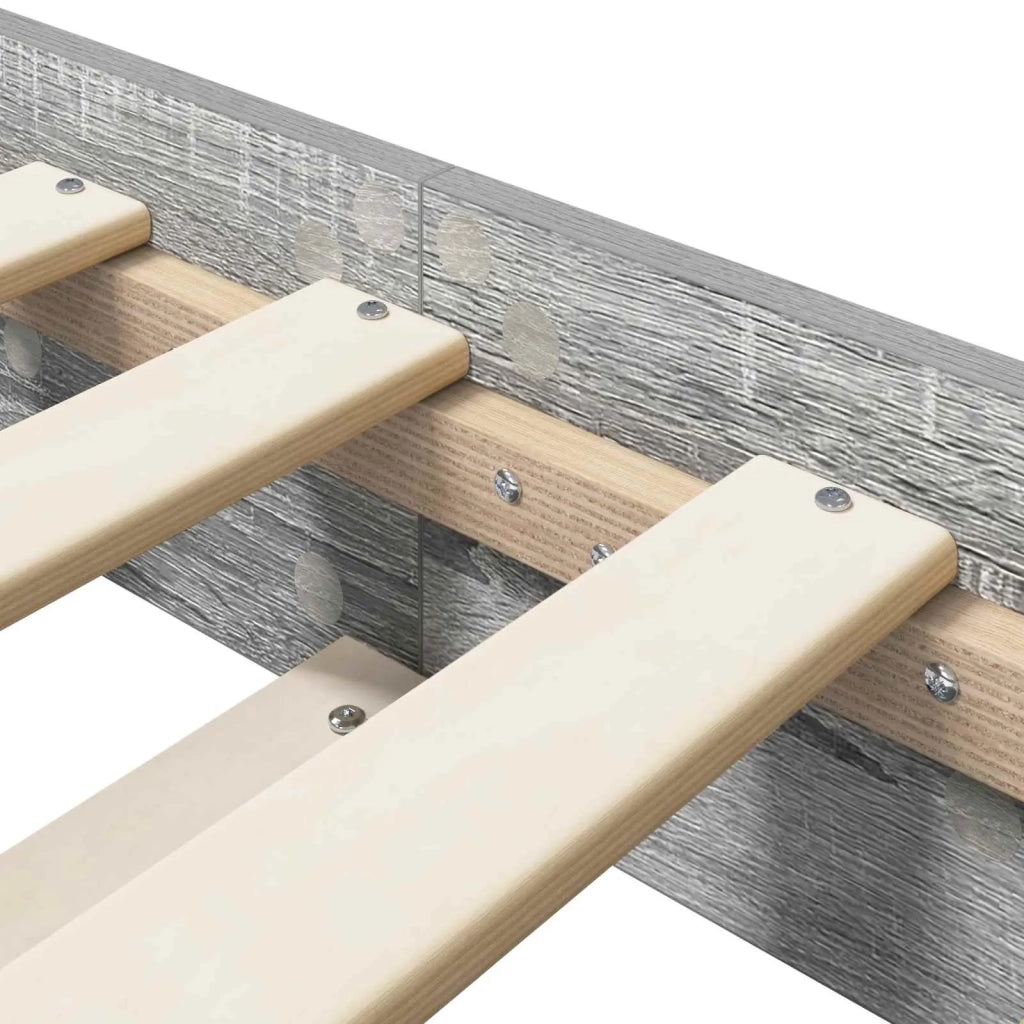 Struttura del letto Sonoma grigio 80 x 200 cm 8009052