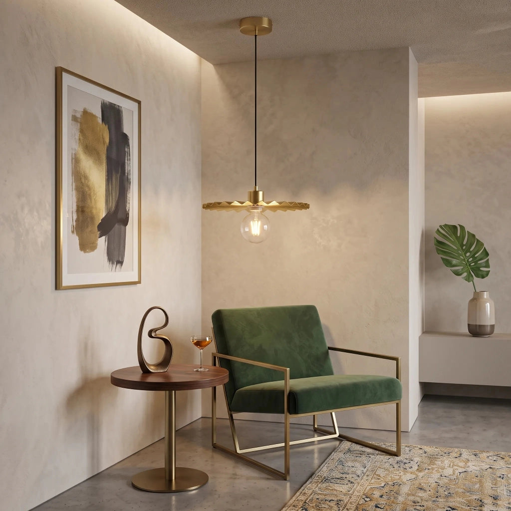 Lampada Da Soffitto App1354 Old Gold 30 Cm
