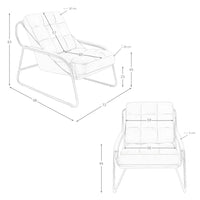 Poltrona in pelle marrone