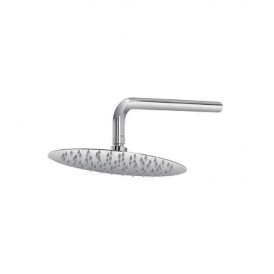 Braccio Doccia per Soffioni Tondo Lungo 40 cm in Acciaio Cromato