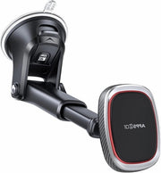 Sostegno per Telefono per Auto con 6 Forti Magnetici - Regolabile per Cruscotto e Parabrezza - Sostegno Universale per Tutti i Telefoni Cellulari (Compatibile con iPhone, Samsung, ecc.)