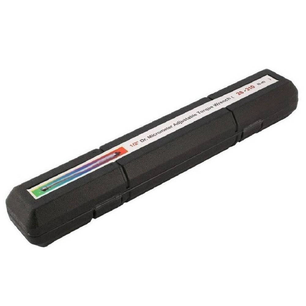 Trade Shop - Chiave Dinamometrica Cricchetto 1/2'' 28-210 Nm Per Serraggio Reversibile 470 Mm -