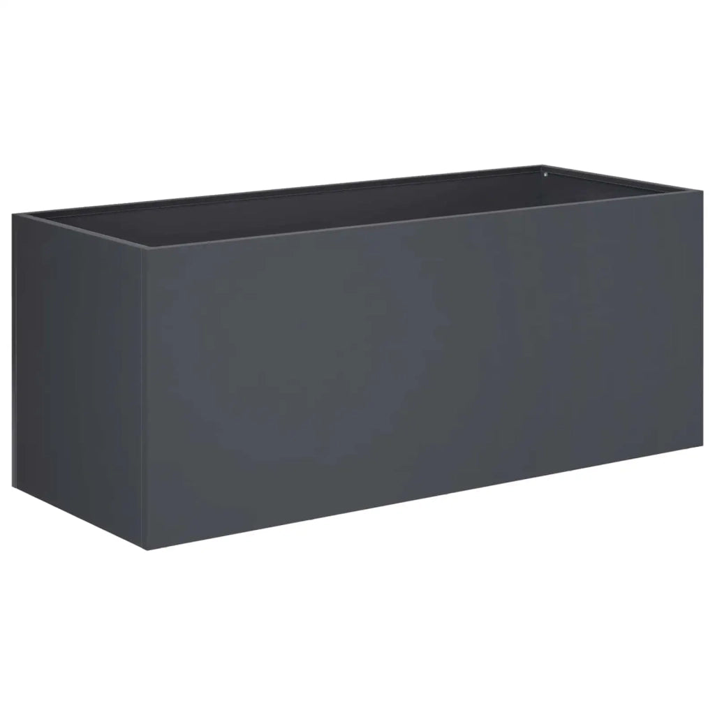 Vaso da giardino Antracite 100 x 40 x 40 cm 8005250