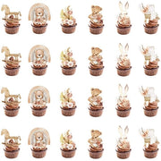 Decorazione per Torta Beige per Festa di Benvenuto del Bambino