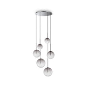 Lampada A Sospensione Equinoxe 6 Luci G4 Cromo