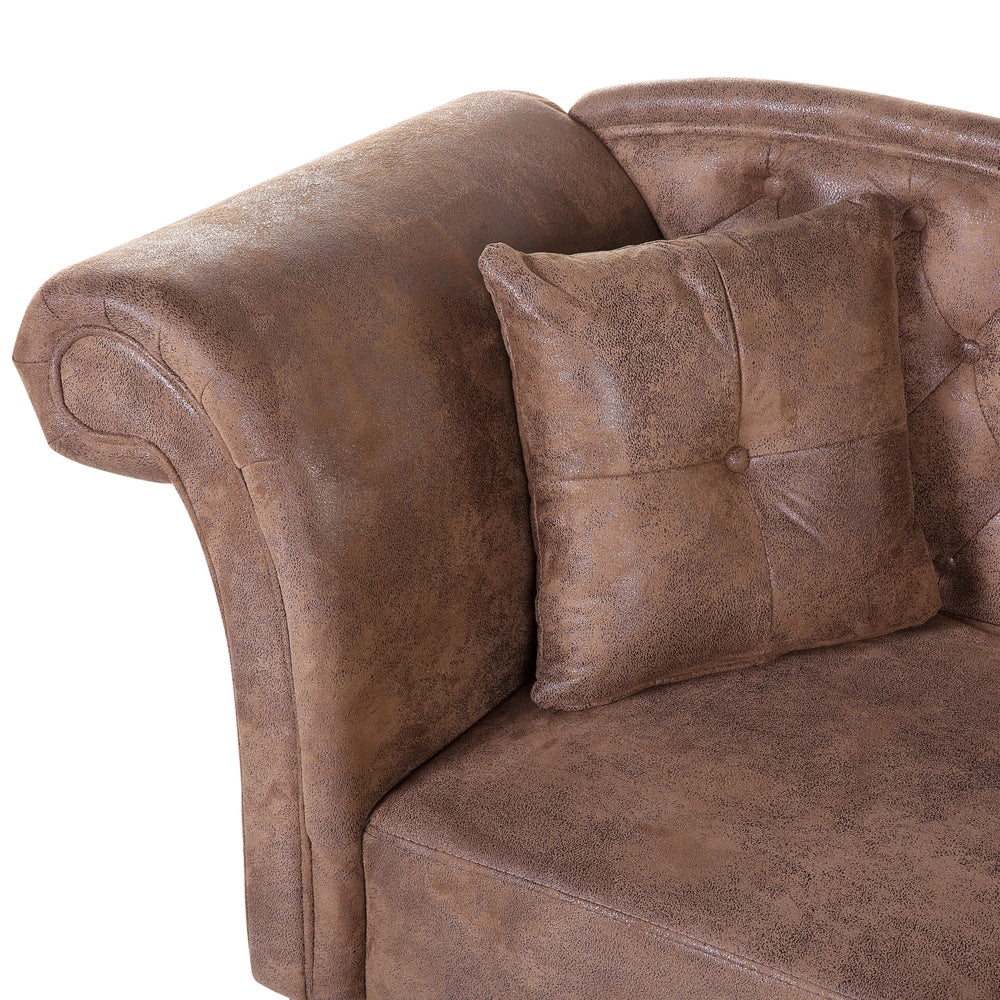 Pouf tessuto Velluto Grigio Chiaro Rettangolare Moderno Glamour