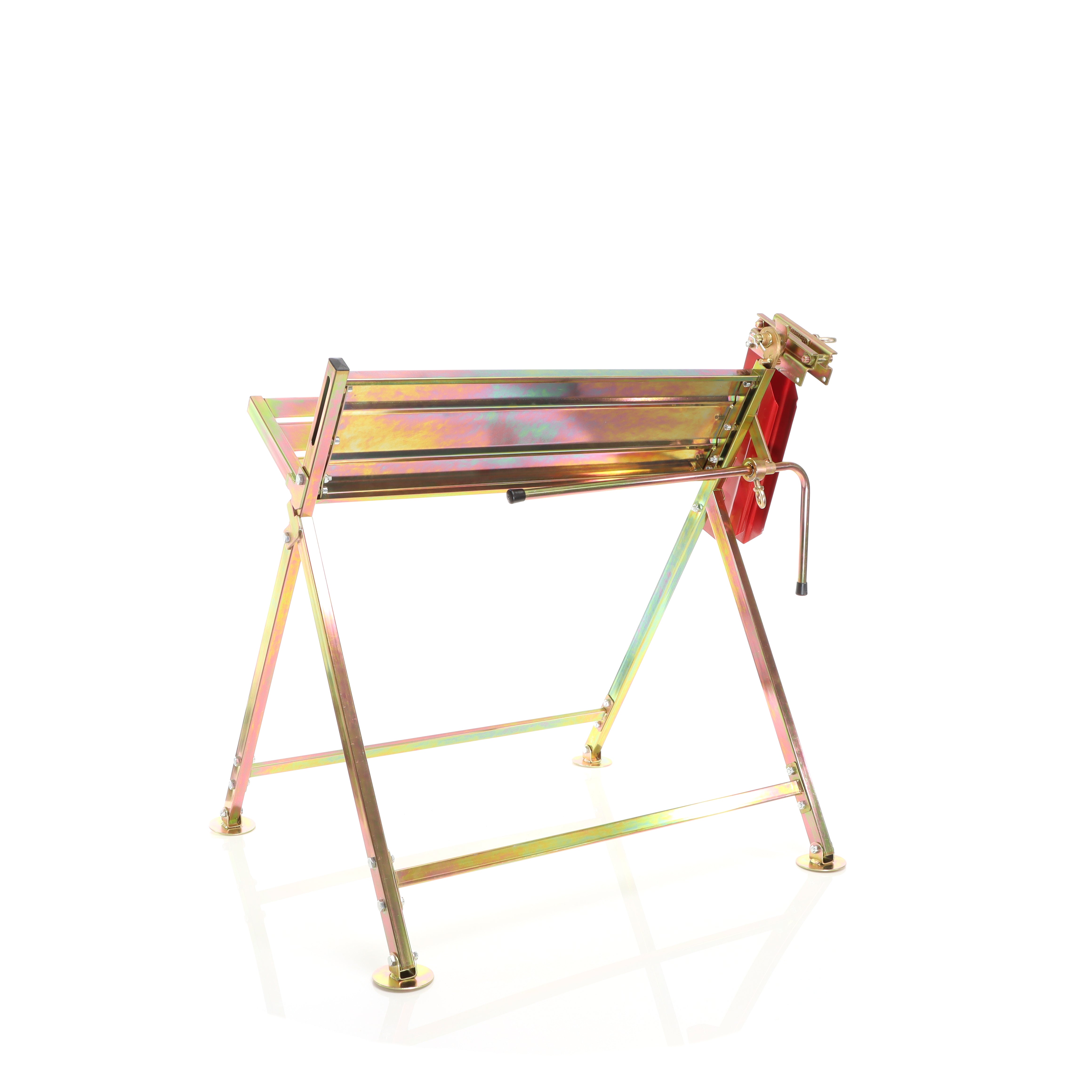 Cavalletto taglialegna per motosega pieghevole con guida copribarra