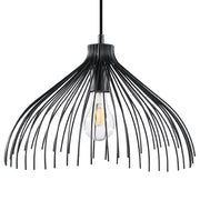 Lampada a sospensione PENERO Pure Lume nera metallo E27