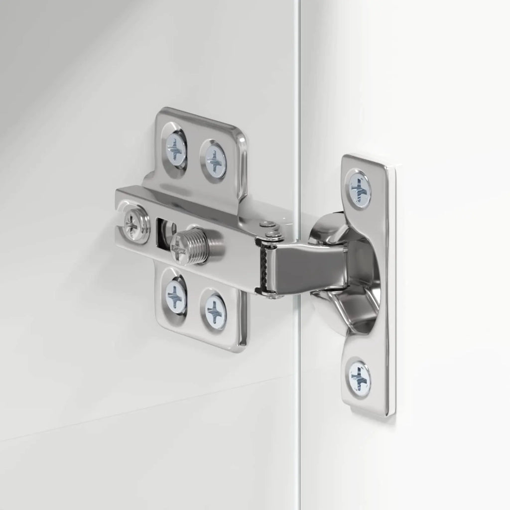 Mobiletto per specchio da bagno con porta TULUM Bianco Lucido 880365