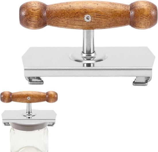 Apri-bottiglie manuale - amichevole con l'artrite - apri-bottiglia con maniglia regolabile in acciaio inossidabile - apri-bottiglia con vite rapida - apri-bottiglia senior-friendly