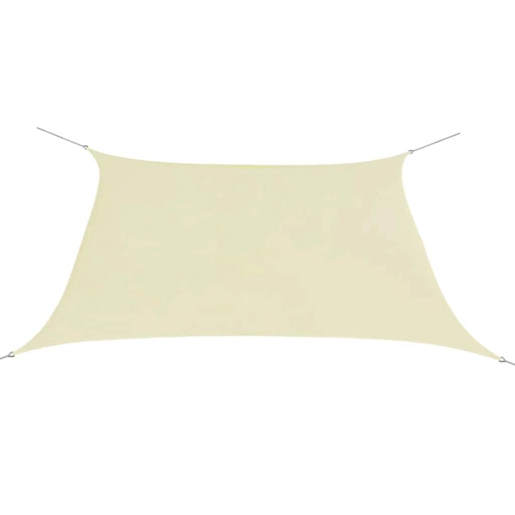 Vela telo parasole parasole quadrato tessuto oxford 2 x 2 mt crema 02_0009456