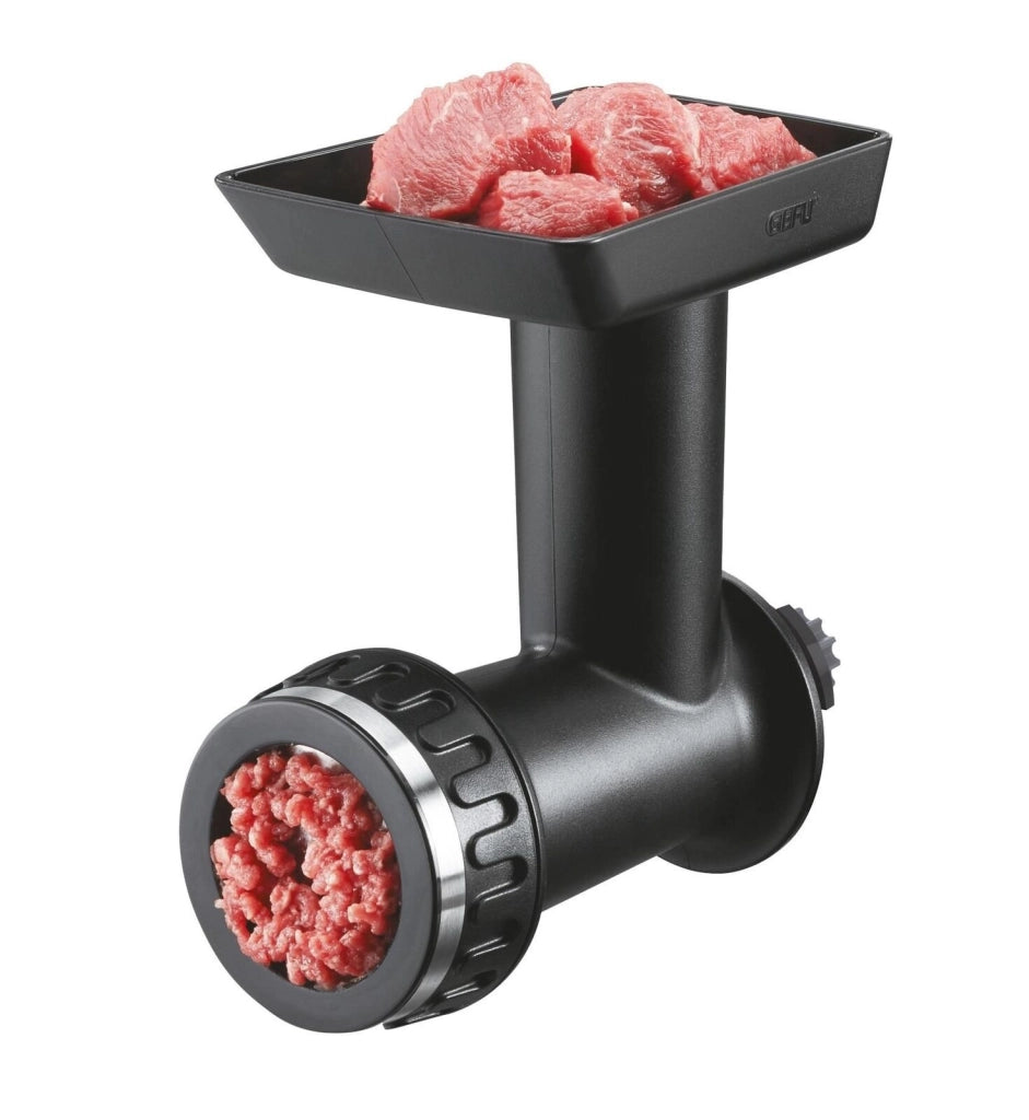 Gefu GF19080 Transforma Grattugia a Tamburo Multifunzionale con 3 Tamburi Laser Cut in Acciaio Inox Base con Ventosa e Morsetto per Piani fino a 8 cm colore Argento Nero