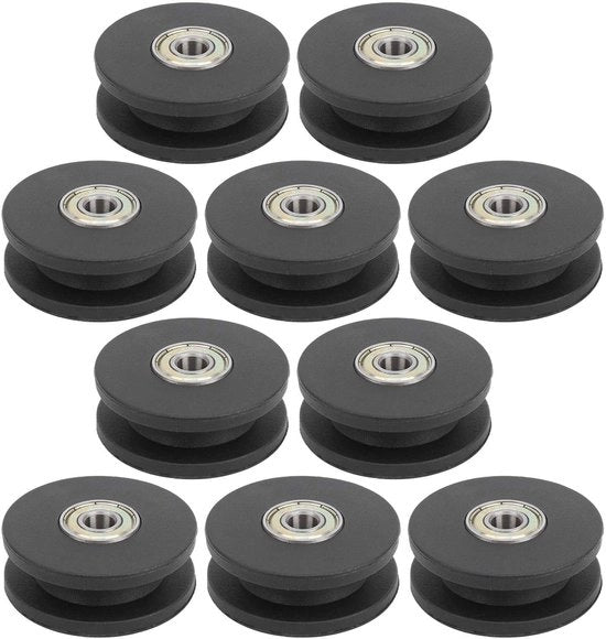 Set di 10 Katrolli in Nylon per Attrezzatura Fitness