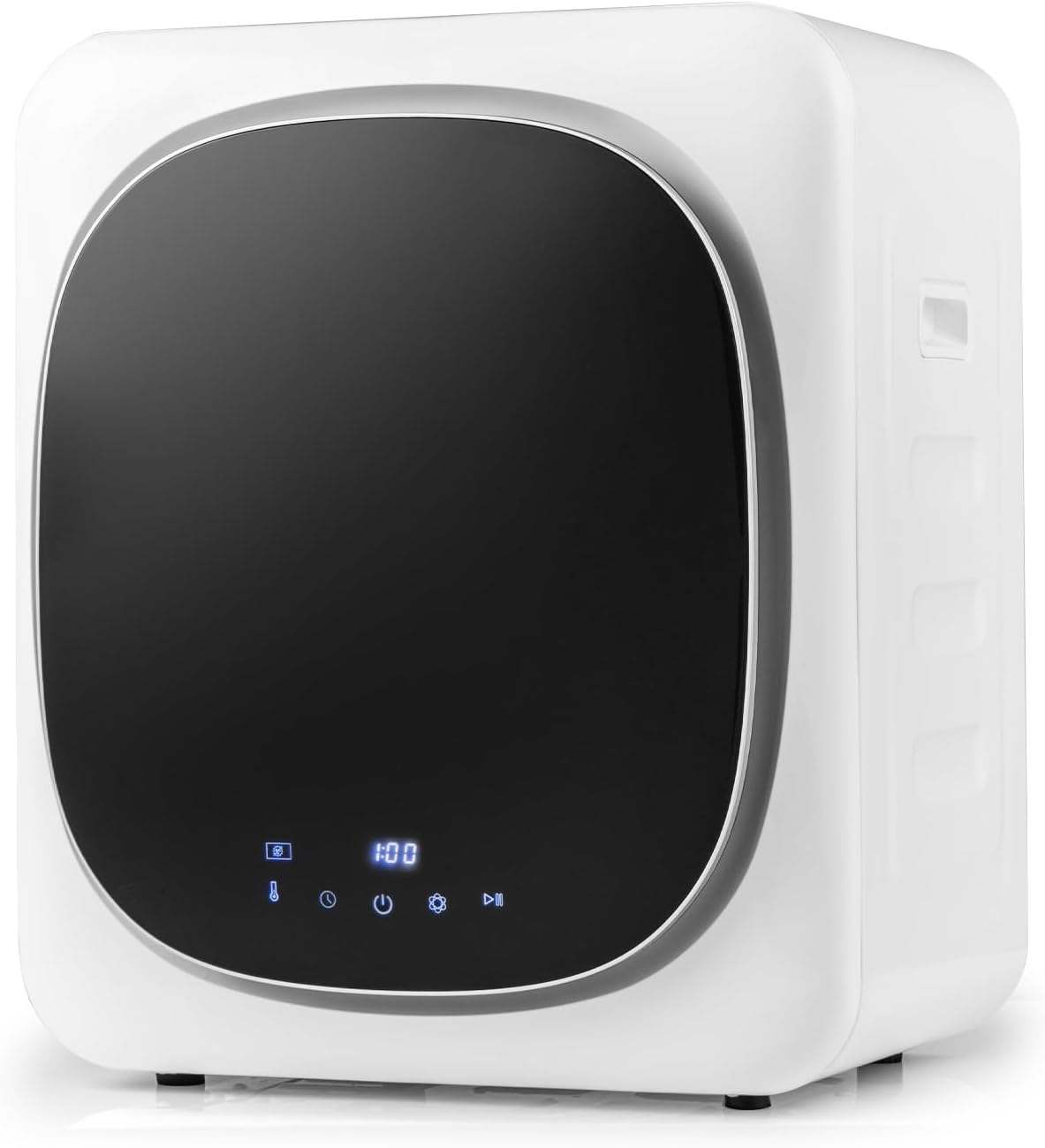 800W Asciugatrice Portatile, Asciugatrice Compatta con Cestello in Acciaio Inox 5kg, panello a LED e Asciugatura Intelligente, Ideale per Casa Appartamento, 48x40x56 cm [Classe di efficienza energetica C]