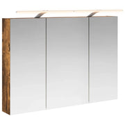 Mobiletto per specchio da Bagno | Armadio da bagno Rovere fum¨¦ 100 x 14,5 x 70 cm