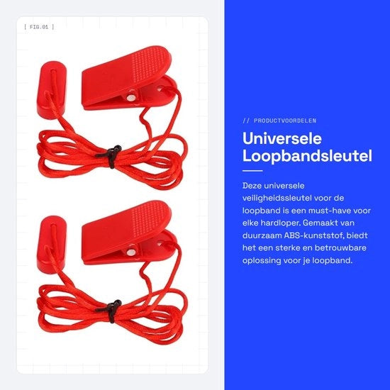 Chiave universale a maglia resistente - Sicura - Magnetico - Adatta a uso prolungato - Clip robusto