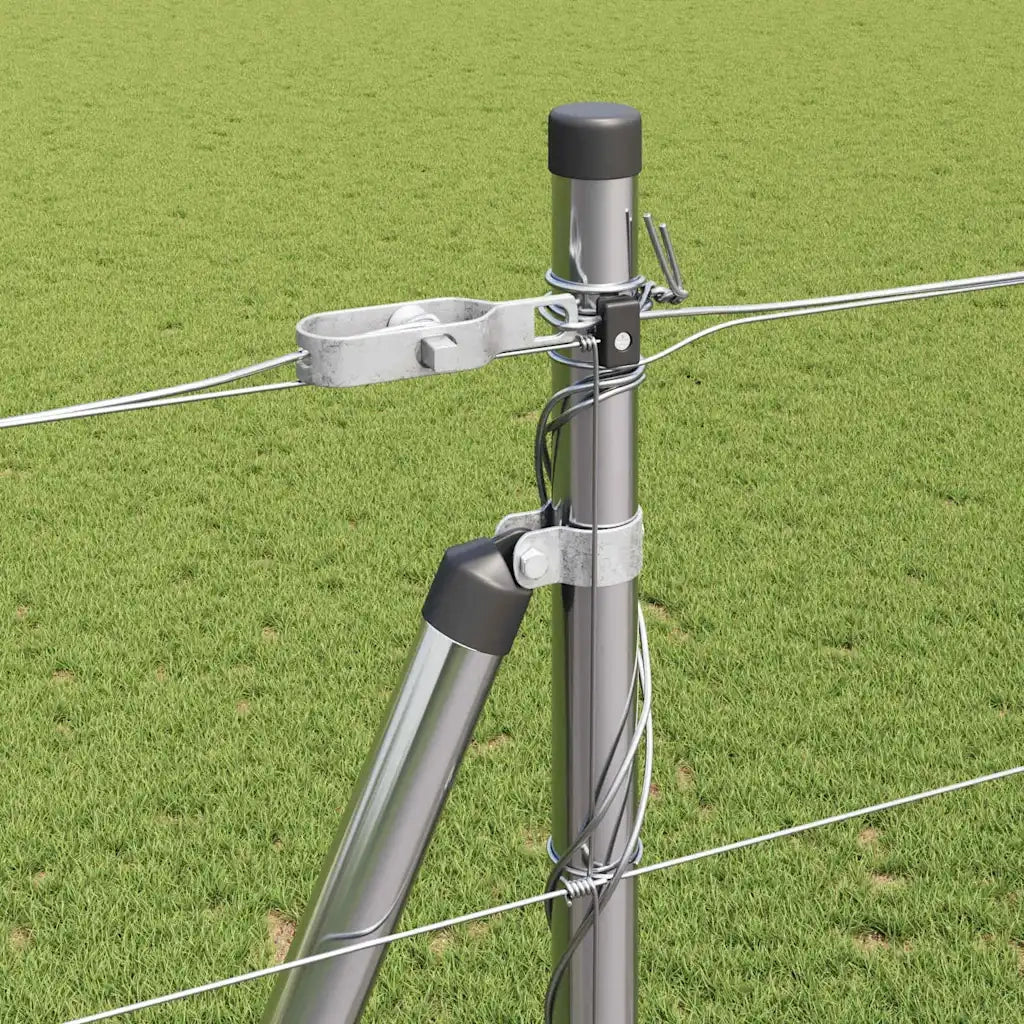 Palo della recinzione Zincato 25 x 1,5 m Acciaio 3351519