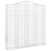 Cesto Gabbione ad Arco 200x30x200/220 cm Ferro Zincato