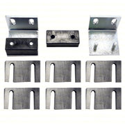 390771 COPPIA PATTINI INFERIORI INFISSO 20MM ALLUMINIO SPEEDY DFM