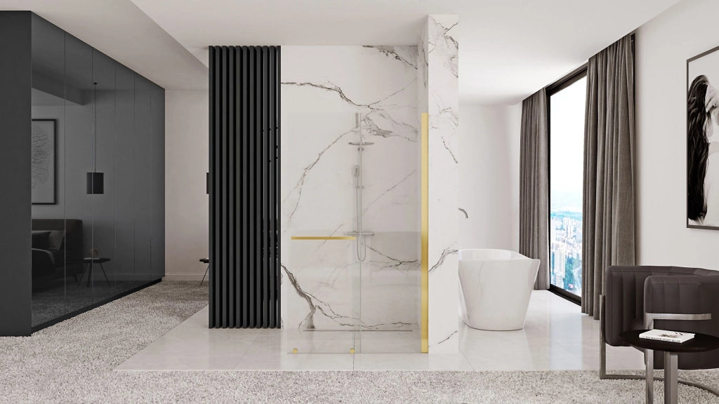 Parete Doccia Rea Cortis Gold 120