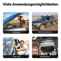 Barra da traino max 3 tonnellate 2 m in acciaio con smorzamento