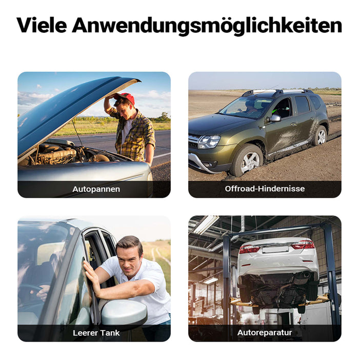 Barra da traino max 3 tonnellate 2 m in acciaio con smorzamento