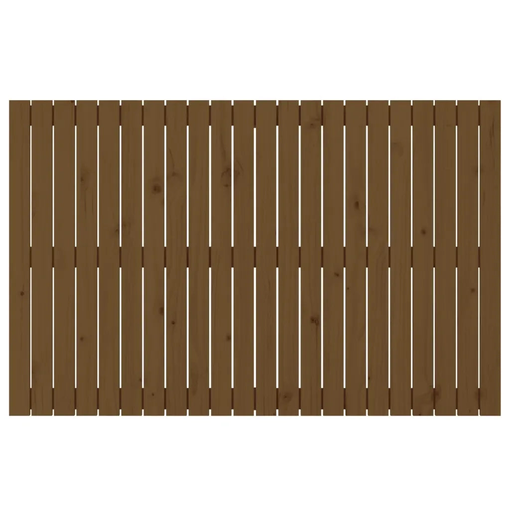 Testiera da Parete Ambra 140x3x90 cm in Legno Massello di Pino