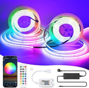 Striscia LED RGB 10 m con Comando a Distanza - Compatibile con Google Home e Alexa