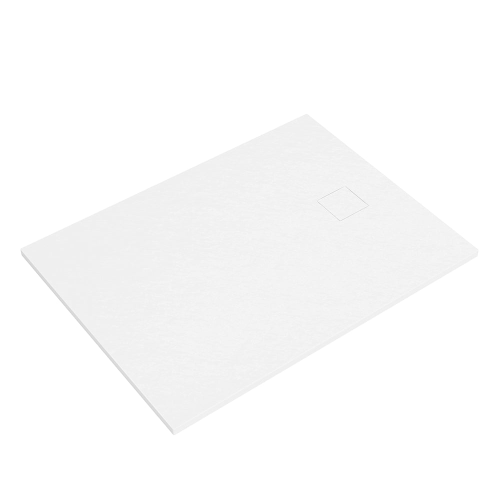 Piatto doccia 90x110 cm colore bianco effetto pietra | Samos