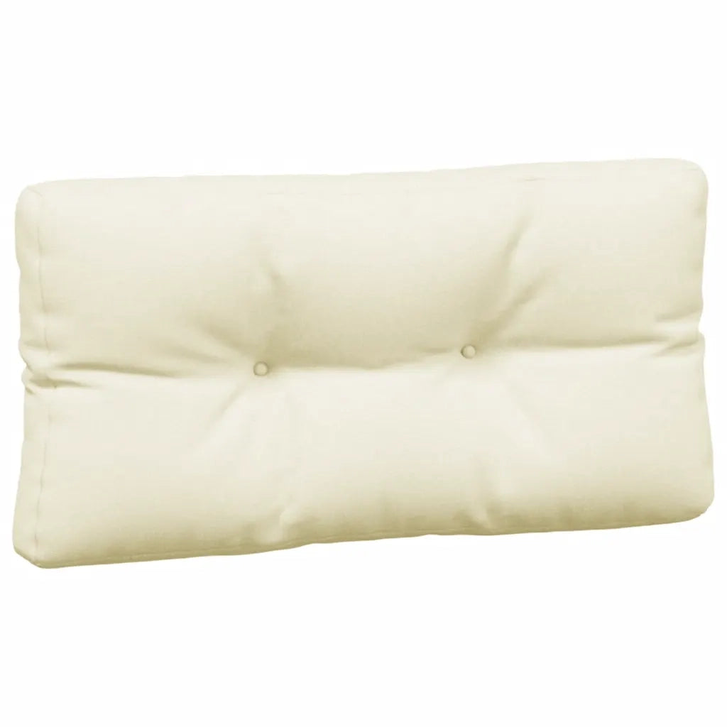 Cuscini per Pallet 3 pz Crema in Tessuto 3217125