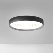 AVA P/M - PLAFONIERA IN ALLUMINIO NERO A LED 3000-4000K 4500-4600LM 60W DIMMERABILE D.60CM