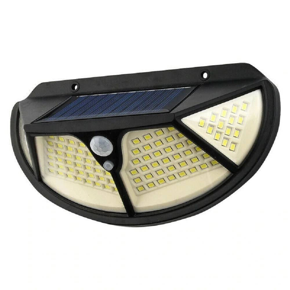 Trade Shop - 4pz Lampada Luce Faretto Faro Esterno Solare 102 Led Smd Sensore Movimento Ta005 -