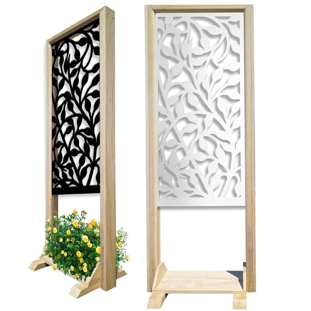 CESPUGLIO - Separè - Paravento modulabile - 70x190cm - in Legno e PVC Colore: bianco