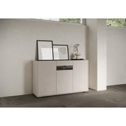 Madia moderna 3 ante 130x40x81 cm Riflesso - Cashmere