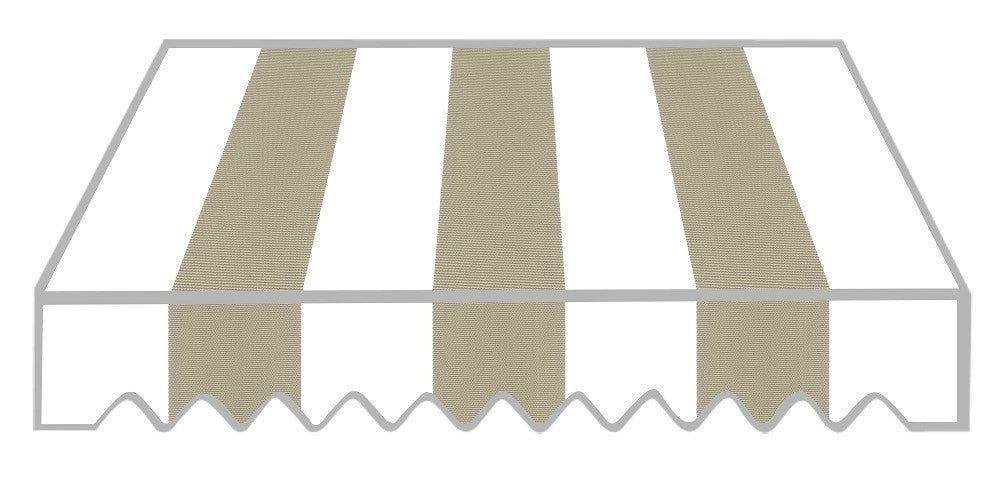 TENDA DA SOLE A CADUTA STRUTTURA ALLUMINIO CM.300X250H DISEGNO P2004 BALCONE