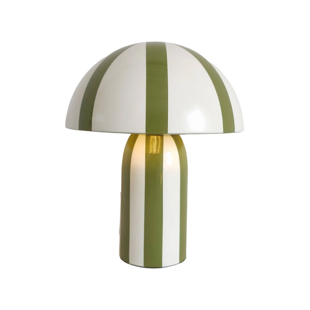 Lampada da tavolo da interno in metallo ø20cm, verde