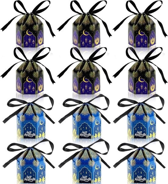 Dono di Eid per Festa - Dozzina di 12 pezzi per Eid Festival - Trattativa Musulmana - Dozzina di Sorprese - Dolci e Decorazioni