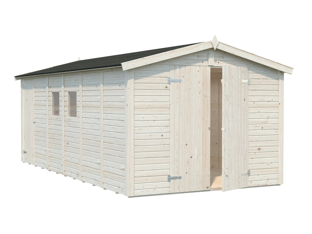Casetta in legno non trattato Dan D 273X550