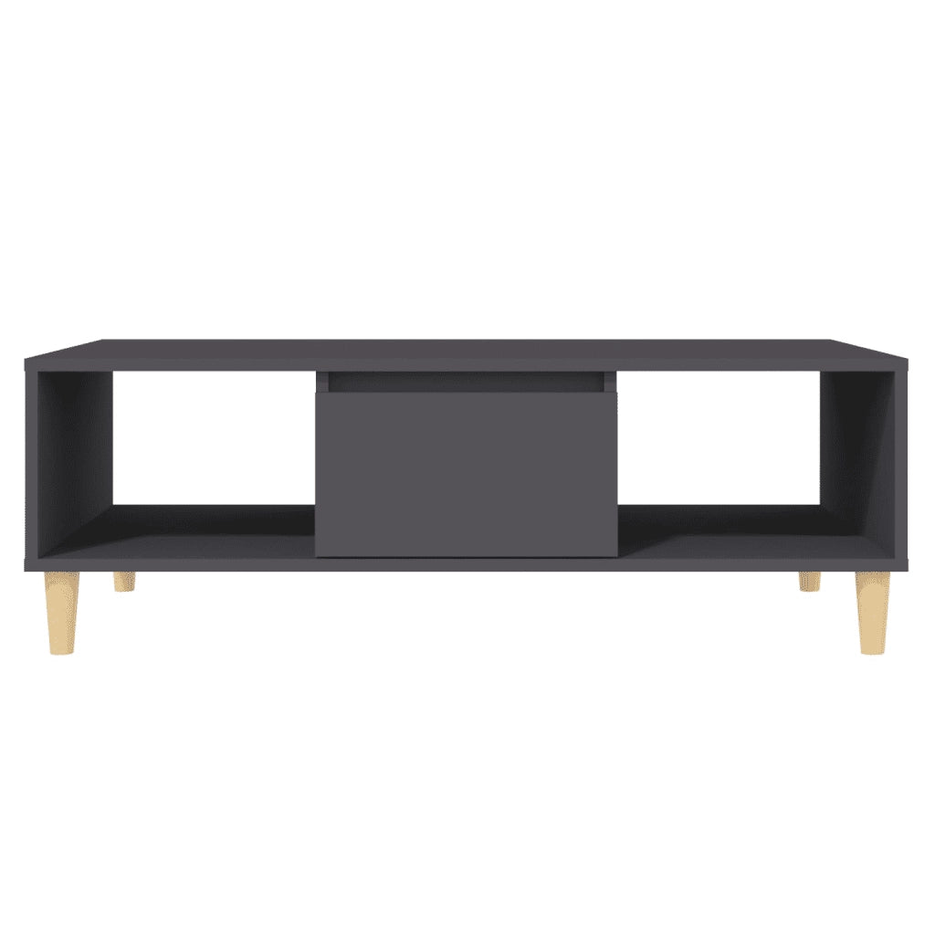 Tavolino da Salotto Grigio 103,5x60x35 cm in Truciolato cod mxl 22696