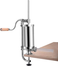 Macchina per la Produzione di salsicce, Corpo in acciaio inossidabile, Insaccatrice Manuale, siringa con 4 tubi di Riempimento