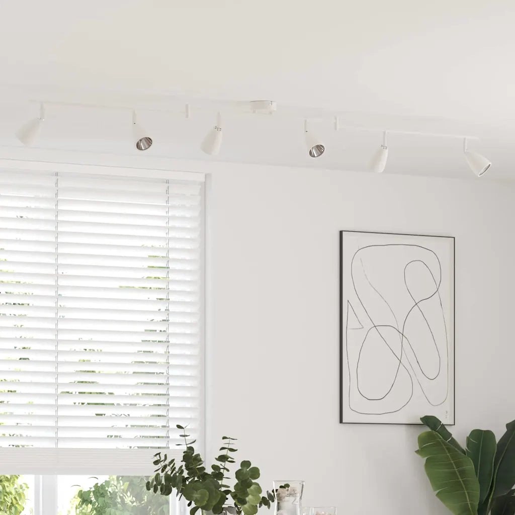 Faretto da soffitto Bianco 176,5 x 12,5 x 13,5 cm Metallo 4108216