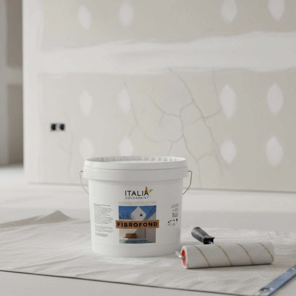 Fibrofond l fondo acrilico bianco per supporti interni ed esterni *** formato 5 lt, confezione 1
