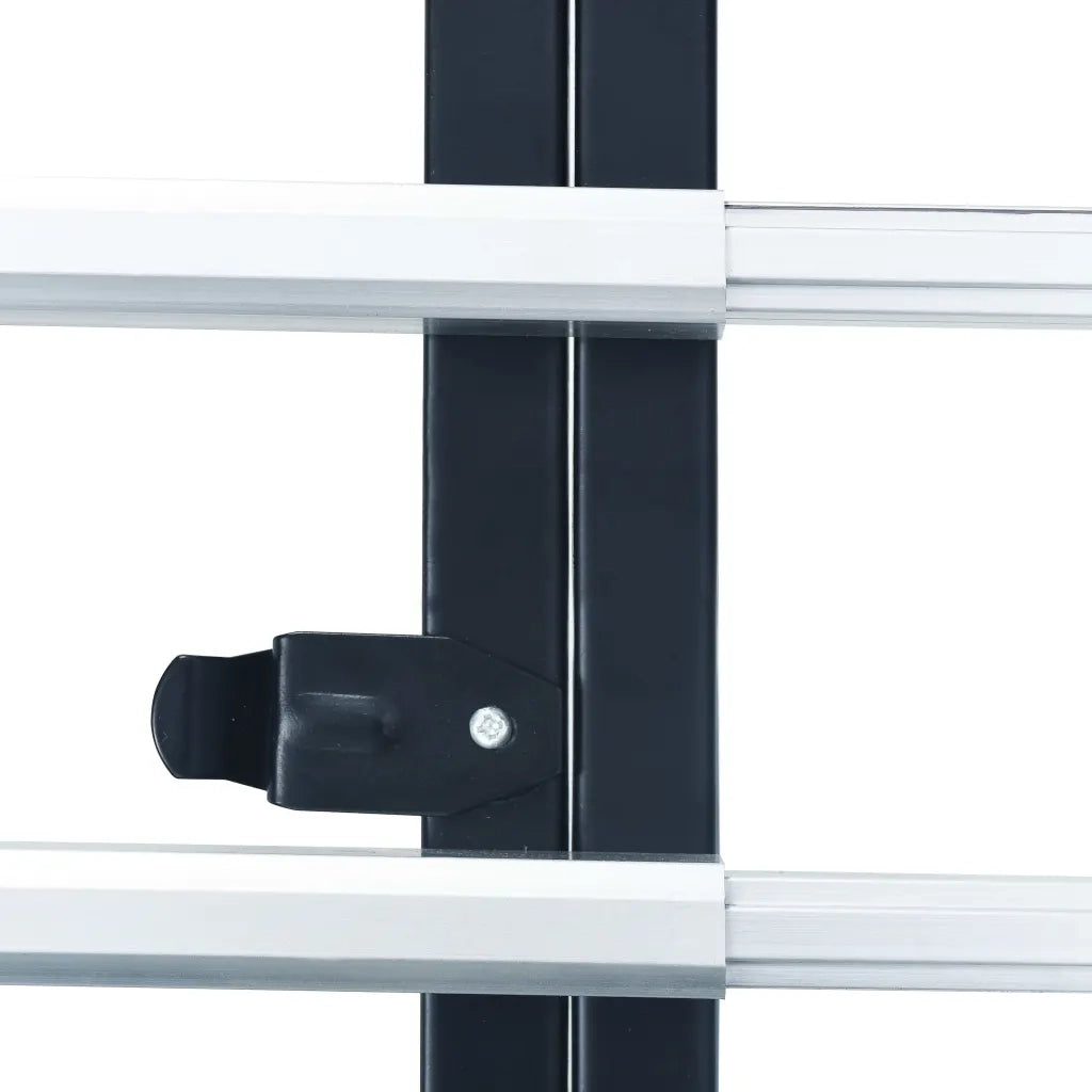 Carrello per Trasporto Pieghevole 150 kg in Alluminio Argento 146448