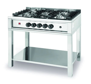Cucina a gas - 5 bruciatori, telaio aperto, HENDI, Kitchen Line, 14