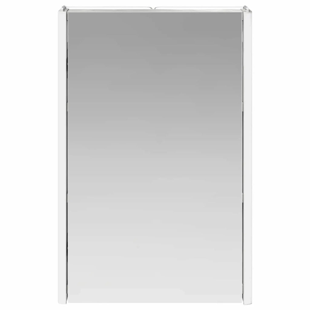 Mobiletto per specchio da bagno Grigio cemento