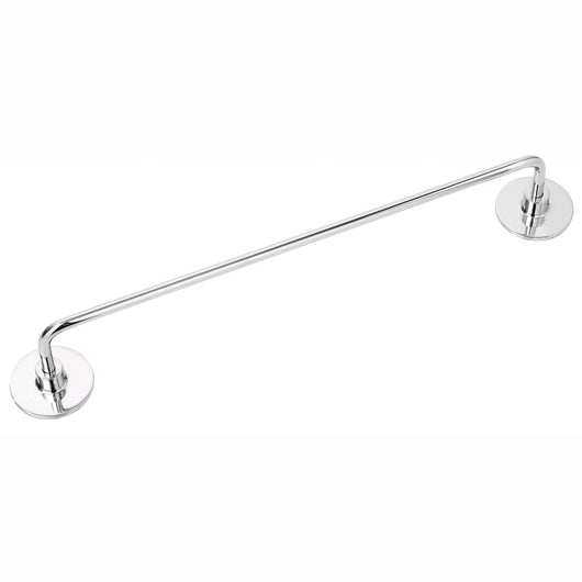 Porta asciugamani da Muro per Bagno in Acciaio Cromato Lucido 35 cm Gancio da Parete