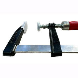 Morsetto a F Strettoio a Vite Stringente per Legno 150x80 mm Conf. 2 Pezzi