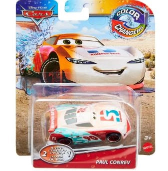 Disney Cars Color Changers PaulConrev,Veicolo cambia colore Eta 3+