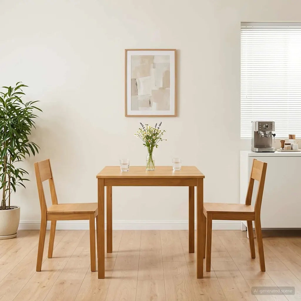 Tavolo da pranzo 75 x 75 x 75,5 cm Legno di Quercia Massello 42039174