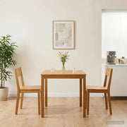 Tavolo da pranzo 75 x 75 x 75,5 cm Legno di Quercia Massello 42039174